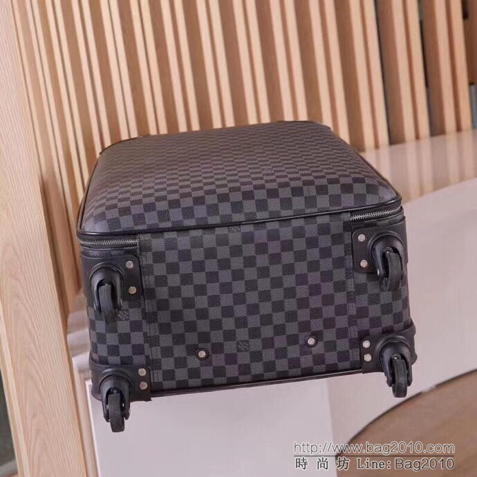 路易威登LV 20寸登機箱 超耐磨損萬向輪 加厚全鋁合金 經典百搭款拉箱  xbt1093